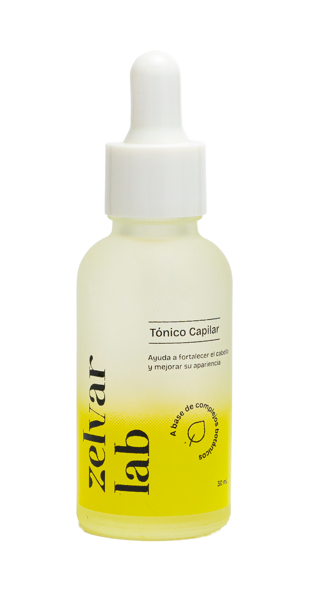 Botella del tónico capilar Zelvar Lab